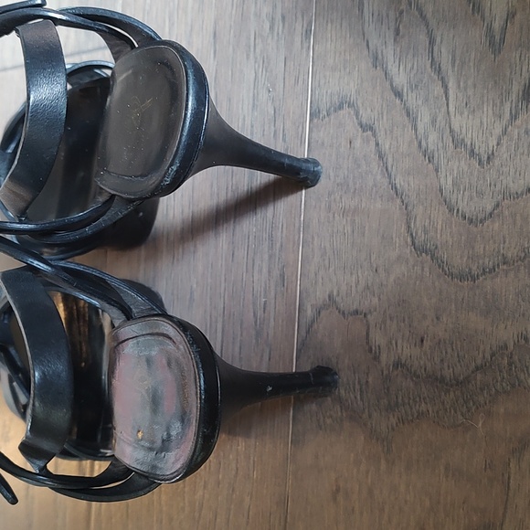 Yves Saint Laurent Tribute Leather Platform Sandal - Picture 4 of 14